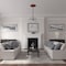 Ekena Millwork Bordeaux Ceiling Medallion (Fits Canopies up to 3 1/4"), Hand-Painted Firebrick, 22 5/8"OD x 1 3/4"P CM22BOFIF - alternate 2